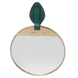 Pre Owned Bvlgari Green Leather Large Serpenti Forever Shoulder Bag