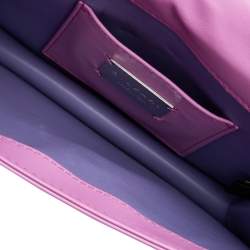 Bvlgari Pink Stingray And Leather Small Serpenti Shoulder Bag