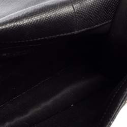 Bvlgari Black Karung Serpenti Forever Flap Shoulder Bag
