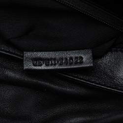 Bvlgari Black Leather Flap Shoulder Bag