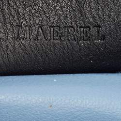 Pre Owned Bvlgari Black Pleated Leather Chain Shoulder Bag