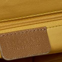 Bvlgari Tan Leather Chandra Shoulder Bag