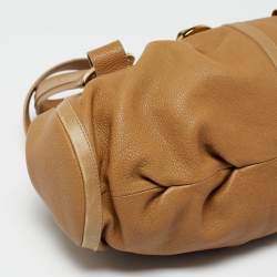 Bvlgari Tan Leather Chandra Shoulder Bag