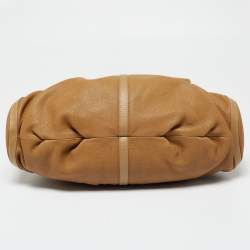 Bvlgari Tan Leather Chandra Shoulder Bag