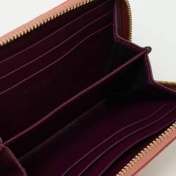 Pre Owned Bvlgari Pink Leather Bvlgari Bvlgari Coin Purse