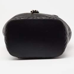 Bvlgari Black Quilted Leather Serpenti Forever Backpack