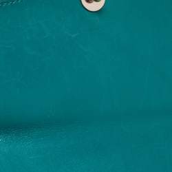 Bvlgari Green Leather Small Serpenti Forever Shoulder Bag