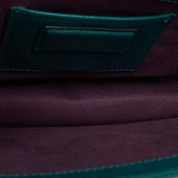 Bvlgari Green Leather Small Serpenti Forever Shoulder Bag