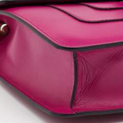 Bvlgari Magenta Leather Small Serpenti Forever Shoulder Bag
