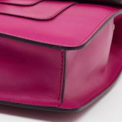 Bvlgari Magenta Leather Small Serpenti Forever Shoulder Bag