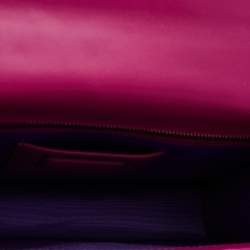 Bvlgari Magenta Leather Small Serpenti Forever Shoulder Bag