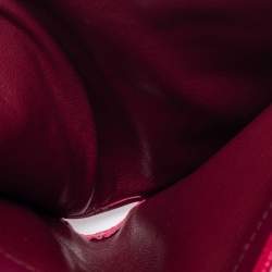 Bvlgari Fuchsia Leather Bvlgari Trifold Wallet