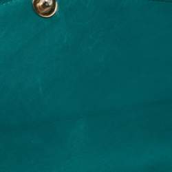 Bvlgari Green Leather Large Serpenti Forever Shoulder Bag