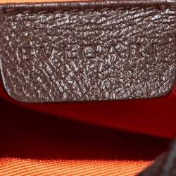 Bvlgari Brown Logo Mania Fabric and Leather Boston Bag