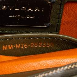 Pre Owned Bvlgari Olive Green Quilted Scaglie Leather Medium Serpenti Forever Shoulder Bag