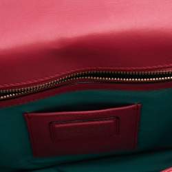 Bvlgari Pink Leather Medium Serpenti Forever Shoulder Bag