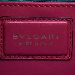 Bvlgari Pink Leather Medium Serpenti Forever Shoulder Bag