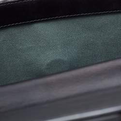 Bvlgari Black Leather Small Serpenti Forever Shoulder Bag