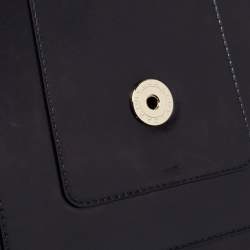 Bvlgari Black Leather Small Serpenti Forever Shoulder Bag