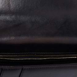 Bvlgari Black Leather Small Serpenti Forever Shoulder Bag