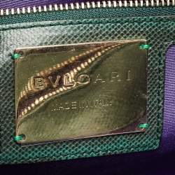 Bvlgari Green Karung Large Serpenti Forever Shoulder Bag