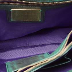 Bvlgari Green Karung Large Serpenti Forever Shoulder Bag