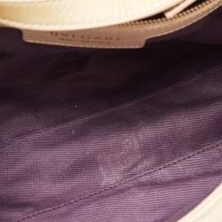 Bvlgari Beige Patent Leather Chandra Shoulder Bag