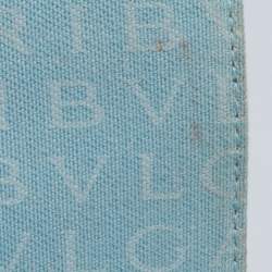 مملوكة مسبقًا Bvlgari Brown/Light Beige Logo Mania Canvas and Leather Cylinder Bag