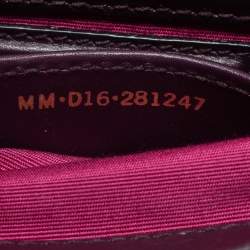 Bvlgari Purple Leather Medium Serpenti Forever Flap Shoulder Bag