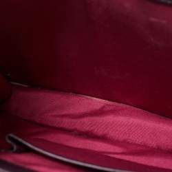 مملوكة مسبقًا Bvlgari Plum Leather Medium Serpenti Forever Shoulder Bag