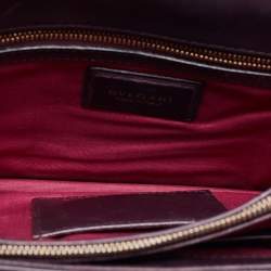 مملوكة مسبقًا Bvlgari Plum Leather Medium Serpenti Forever Shoulder Bag
