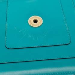 Pre Owned Bvlgari Green/Red Leather Small Serpenti Forever Shoulder Bag