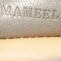 مملوكة مسبقًا Bvlgari Grey Cognac Woven Leather Satchel