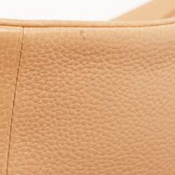 Bvlgari Beige Leather Monete Satchel
