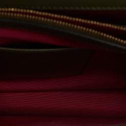 Bvlgari Olive Green Leather Medium Serpenti Forever Flap Shoulder Bag