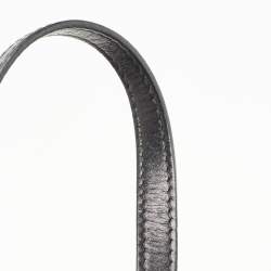 مملوكة مسبقًا Bvlgari Black Leather Fiore Perspicio Shoulder Bag