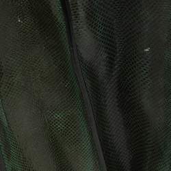 Pre Owned حقيبة كتف بولغاري سيربنتي فوريفر جلد أخضر بقلاب