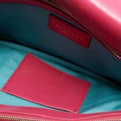 مملوكة مسبقًا Bvlgari Cherry Red Leather Medium Serpenti Forever Shoulder Bag