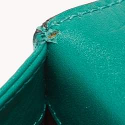 Bvlgari Green Leather Medium Serpenti Forever Shoulder Bag