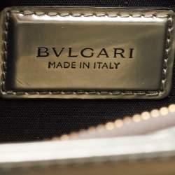 Pre Owned Bvlgari Metallic Mirrored Leather Medium Serpenti Forever Shoulder Bag