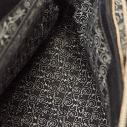 Bvlgari Black Leather Isabella Rossellini Top Handle Bag