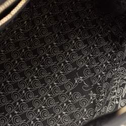 Bvlgari Black Leather Isabella Rossellini Top Handle Bag