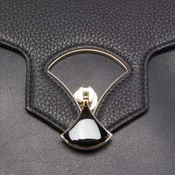 Pre Owned حقيبة كتف بلغاري ديفاس دريم مبطن جلد بيج 