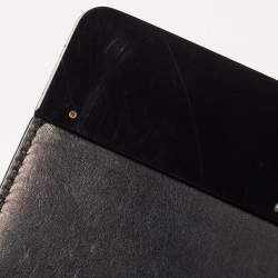 مملوكة مسبقًا Bvlgari Black Leather and Perspex Flap Cover Shoulder Bag