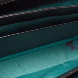 مملوكة مسبقًا Bvlgari Black Leather and Perspex Flap Cover Shoulder Bag