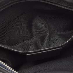 مملوكة مسبقًا Bvlgari Blue/Black Monogram Canvas and Leather Shoulder Bag