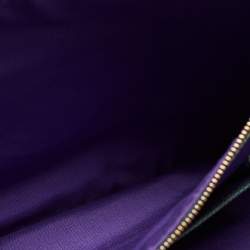 Pre Owned حقيبة كتف بولغاري سيربنتي فوريفر جلد أخضر بقلاب