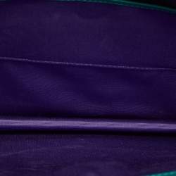 Pre Owned حقيبة كتف بلغاري Serpenti Forever جلد سوداء