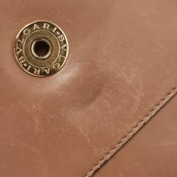 مملوكة مسبقًا Bvlgari Beige/Brown Leather Medium Serpenti Forever Shoulder Bag