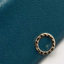 Bvlgari Green Leather Bvlgari Bvlgari Flap Continental Wallet